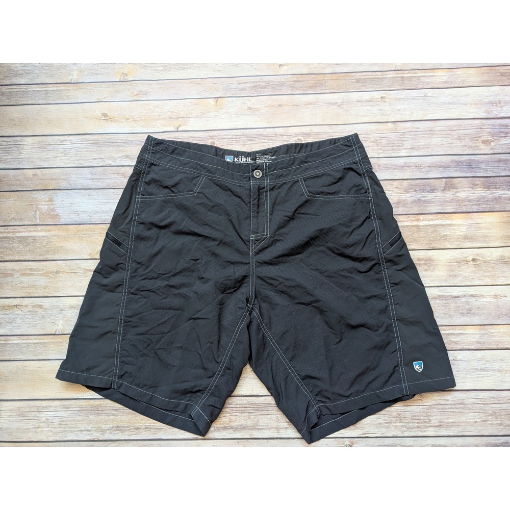 Kuhl Mens 38 Renegade Black Hiking Outdoor Cargo Ripstop Stretch Gorpcore